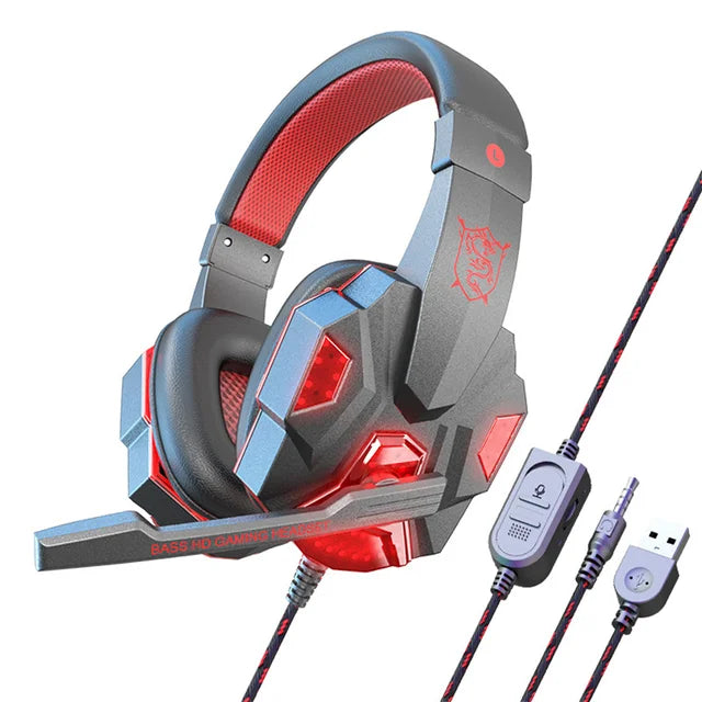 Earphones for wired laptops, dedicated earphones for gaming and esports, comfortable to wear, and head mounted gaming headphones