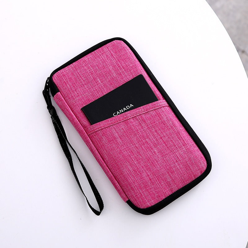 Travel Passport Purse Multifunction Credit Card Package Travel Accessories Storage Bag Waterproof Portable Card Package