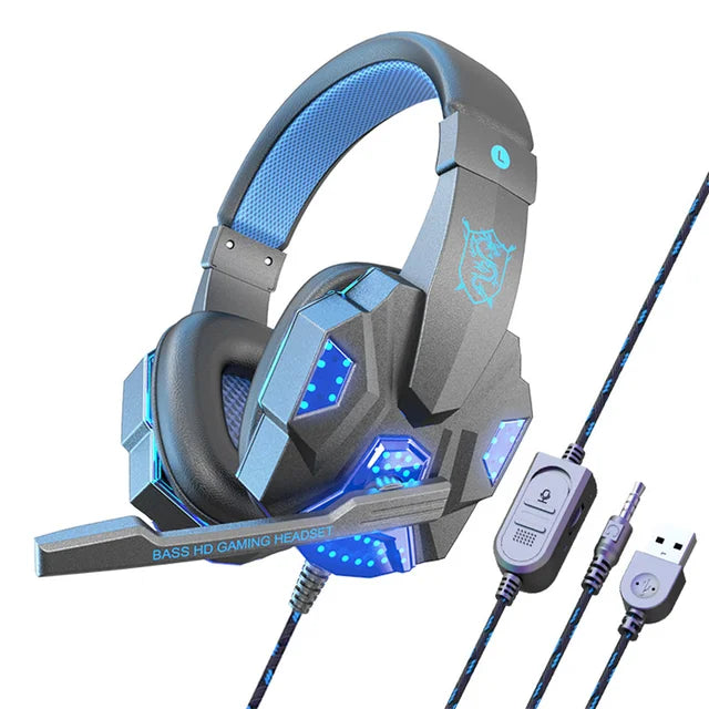 Earphones for wired laptops, dedicated earphones for gaming and esports, comfortable to wear, and head mounted gaming headphones