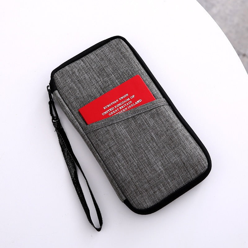 Travel Passport Purse Multifunction Credit Card Package Travel Accessories Storage Bag Waterproof Portable Card Package