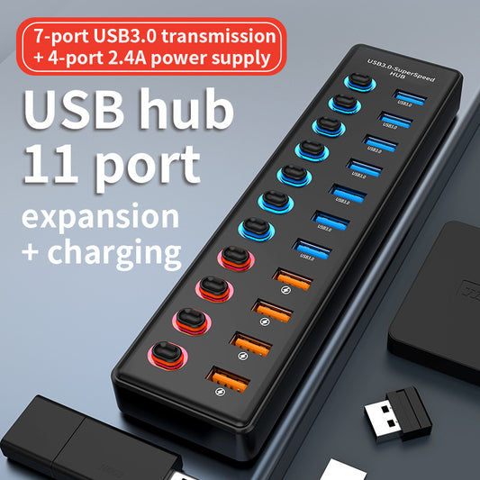 3.1 Gen2 HUB3.0 Hub Laptop Distribution Device Mobile Expansion Device Hub Expansion Dock 11 in One