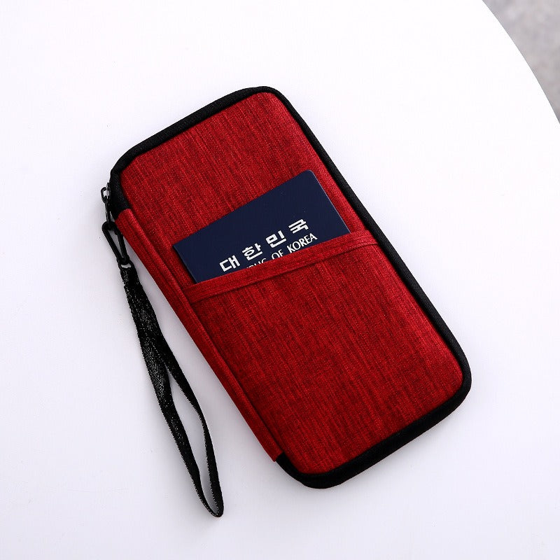 Travel Passport Purse Multifunction Credit Card Package Travel Accessories Storage Bag Waterproof Portable Card Package